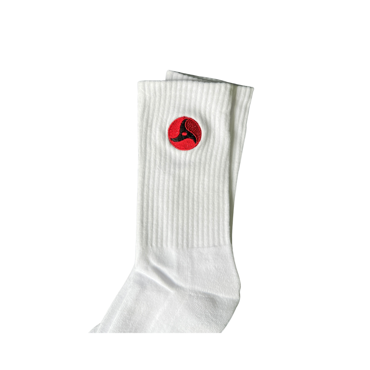 Mangekyou Embroidered Sock