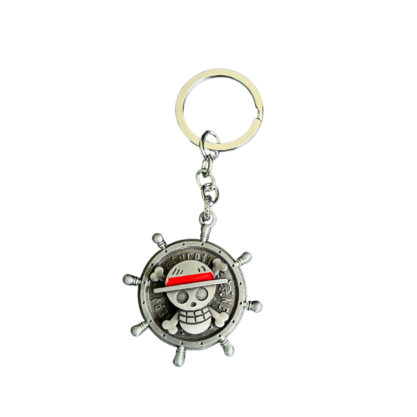 Spinning Pirate King Keychain