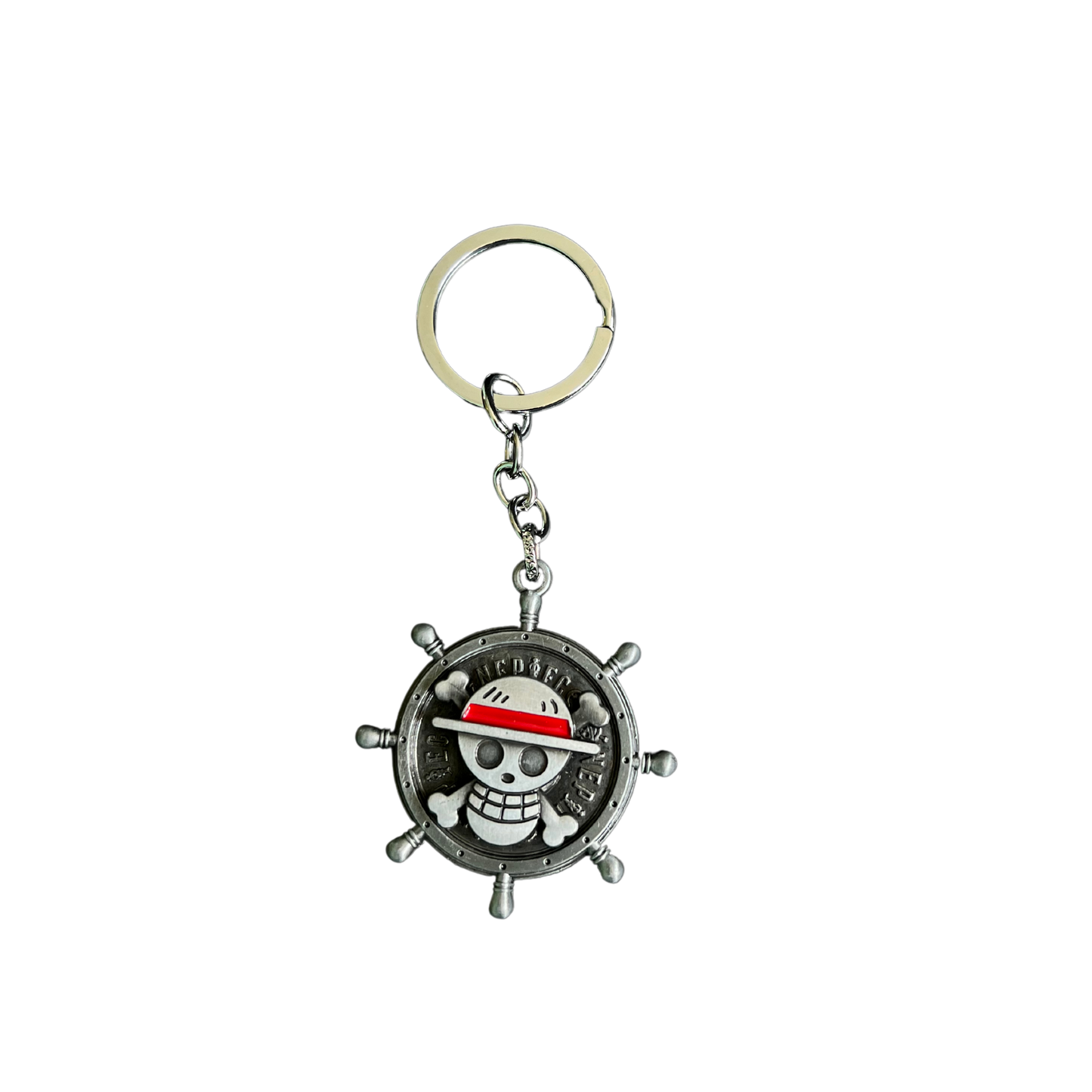 Spinning Pirate King Keychain
