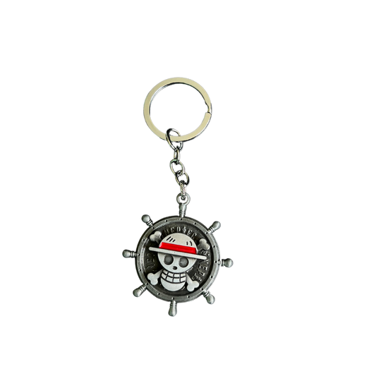 Spinning Pirate King Keychain