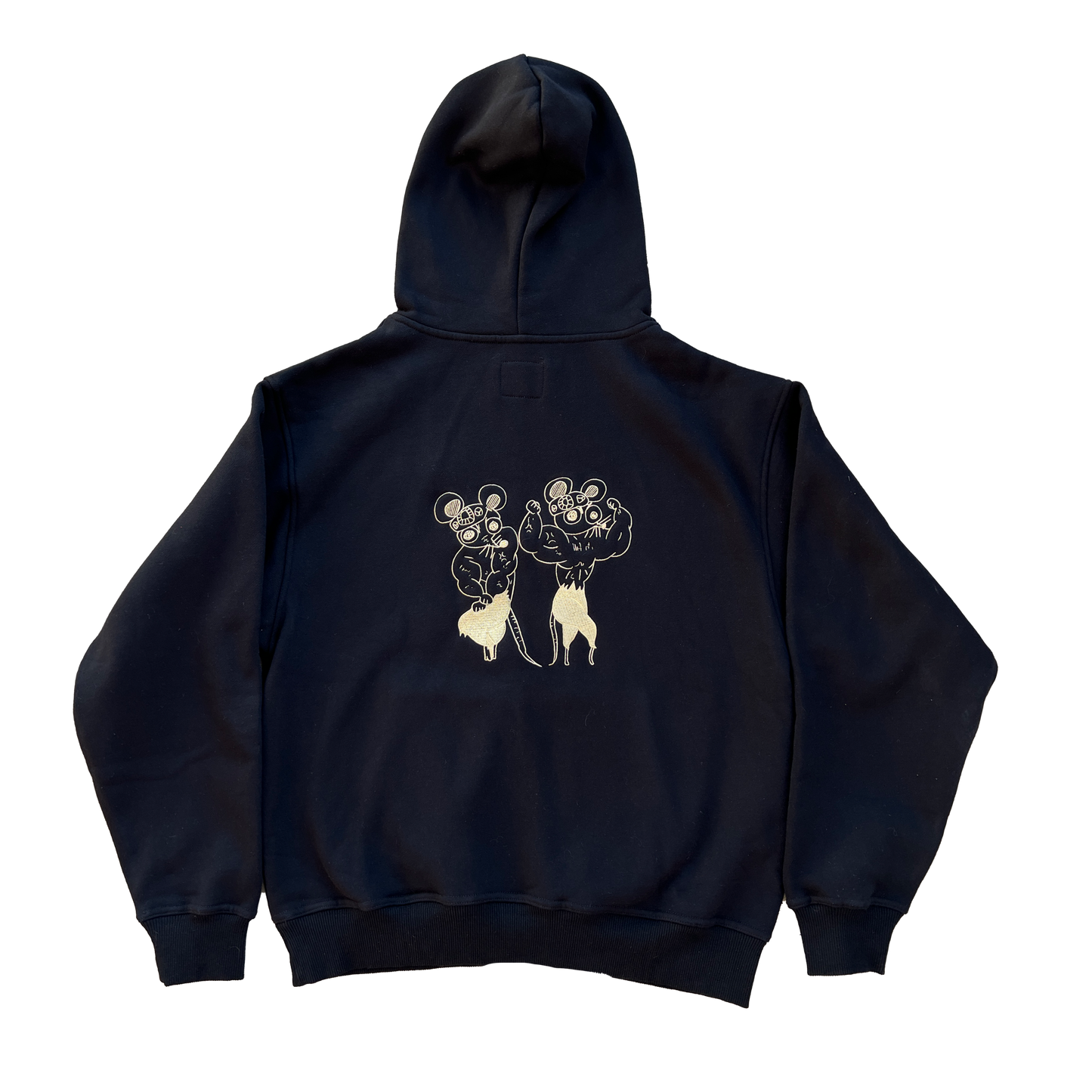 Gold Muscle Mice Hoodie