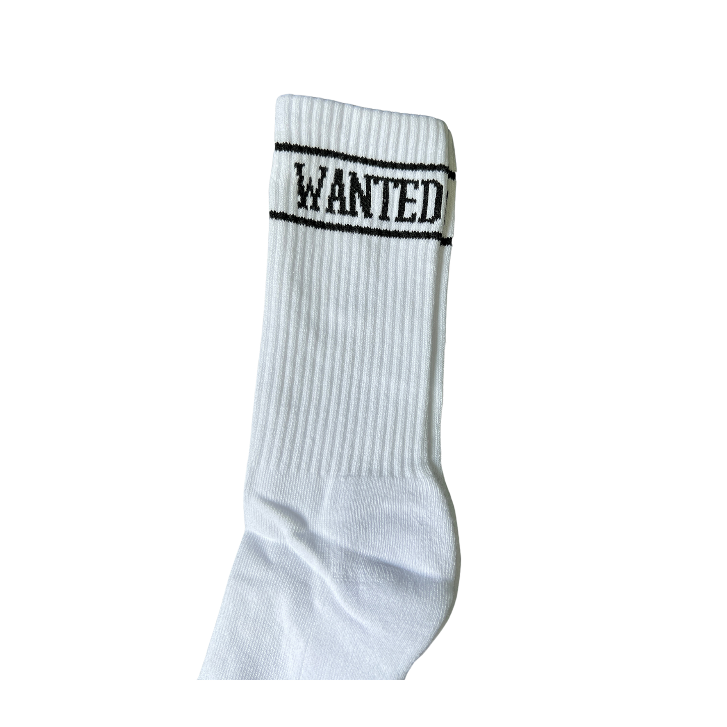 One Piece Spellout Sock