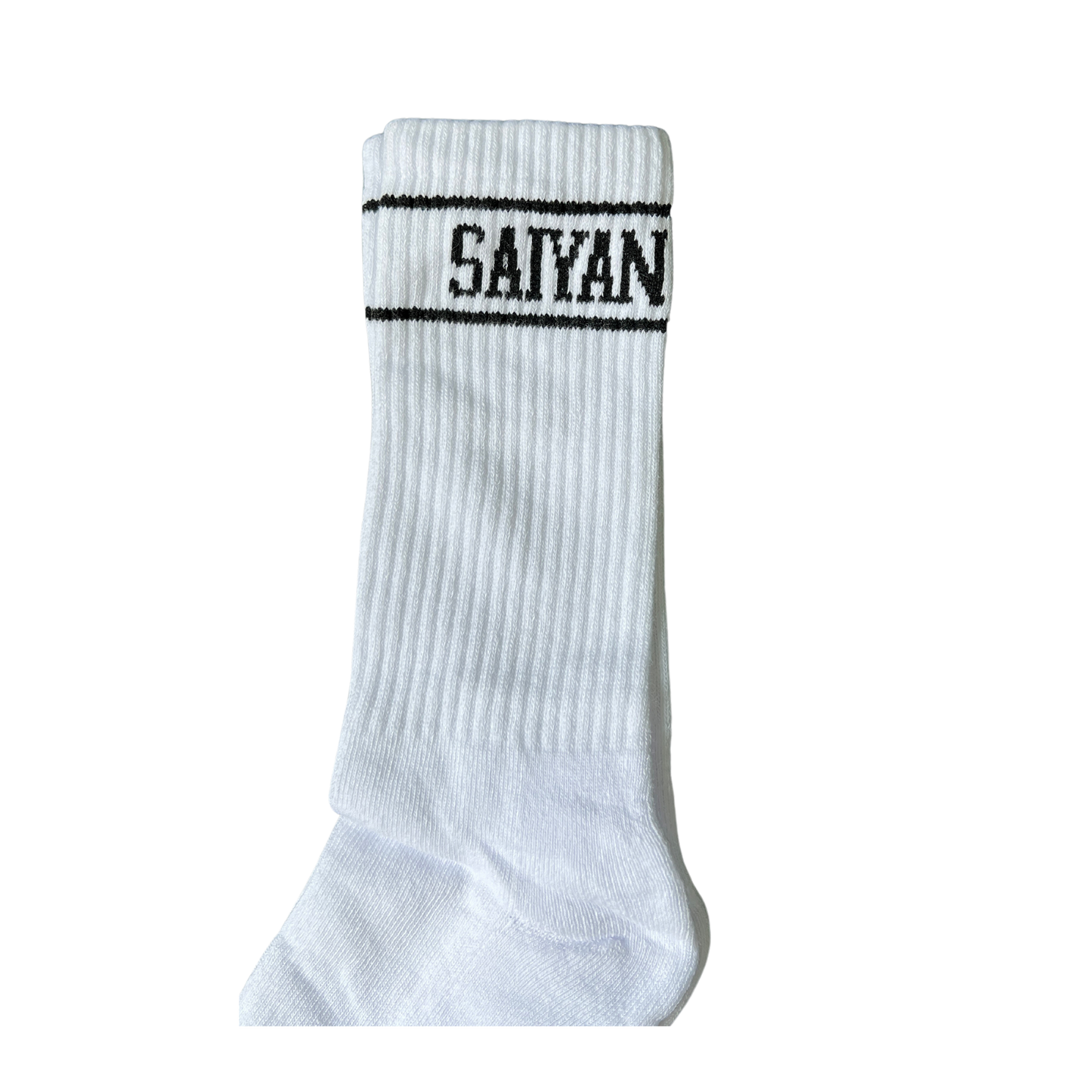 DBZ Saiyan Spellout Sock