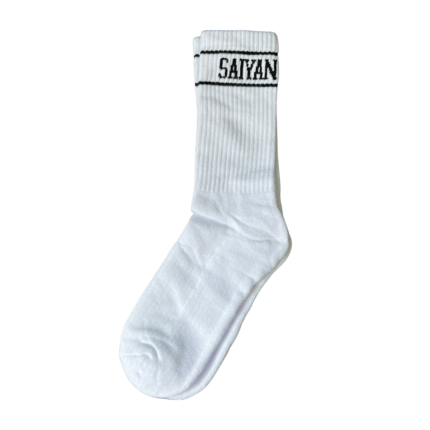 DBZ Saiyan Spellout Sock