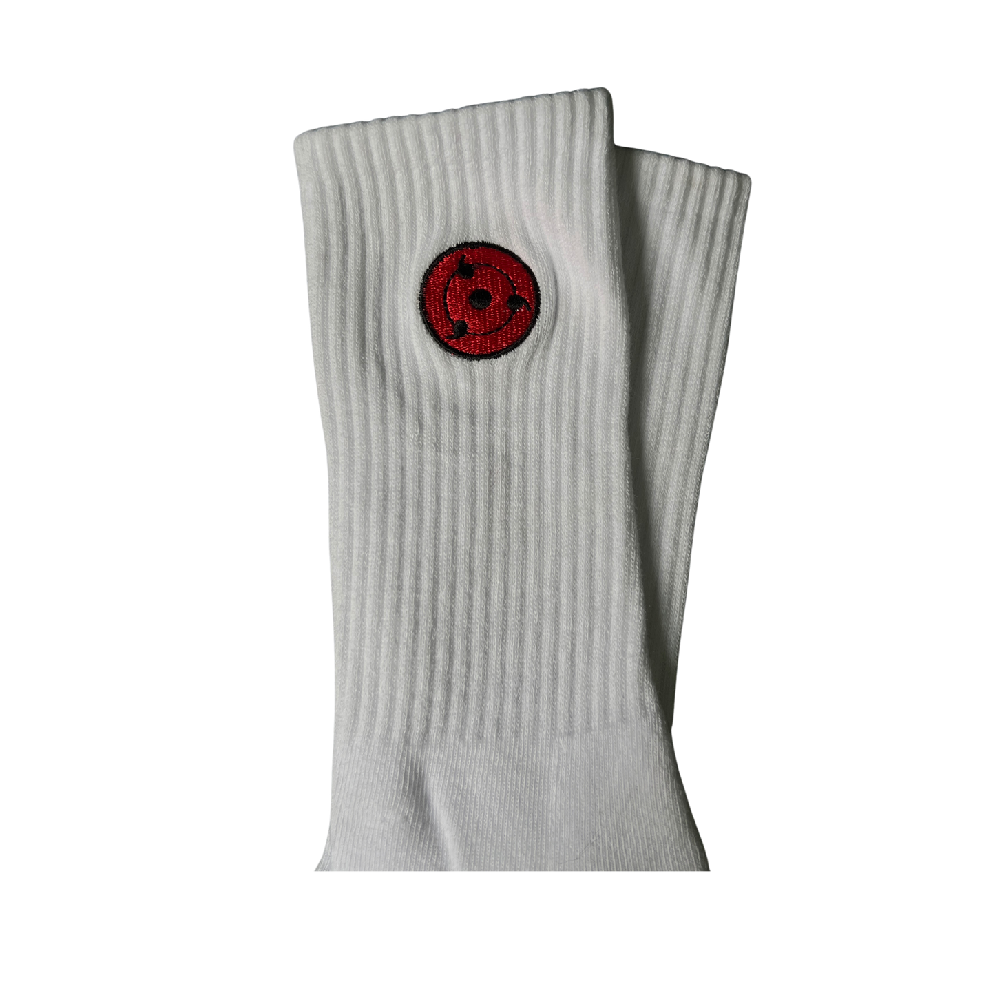 Sharingan Embroidered Socks