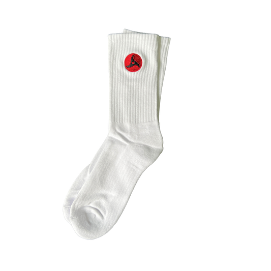 Mangekyou Embroidered Sock