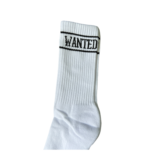 One Piece Spellout Sock